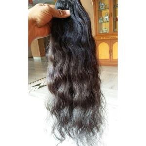 Extensiones de Cabello Humano Remy Indio Súper Calidad, Doble Trama, Color Natural por Jai Ambey Exports - Product Image 5