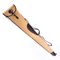 Housse de fusil en toile et cuir personnalisée pour la chasse, avec taille et logo sur mesure, MOQ 25 pièces