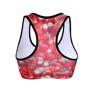 ¡Novedad de 2025! Sujetador deportivo de gimnasio para mujer hecho a medida, algodón activo a granel, estampado personalizado, ropa de Fitness y Yoga, tallas - Product Image 3