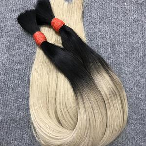 วิกผมคนกัมพูชา32นิ้วแบบออมเบรผมต่อแบบสองชั้นสำหรับถักเปีย - Product Image 1