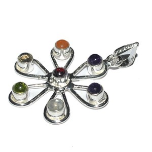 Pendentif pour 7 Chakra fleur de vie, meilleure vente, pendentif pour femme, fleur de vie - Product Image 1