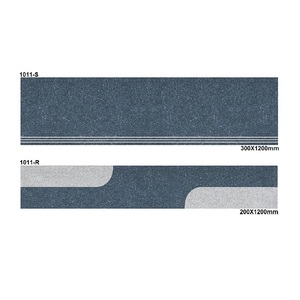 Non-slip surface lumière couleur riser étape en céramique tuiles S-300x1200mm, R-200x1200mm - Product Image 3