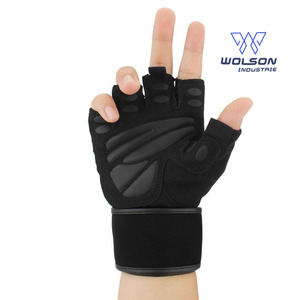 Meilleure vente de gants de gymnastique demi-doigt exercice poids lourd haltérophilie gants de gymnastique musculation Fitness gants de gymnastique pour unisexe. - Product Image 6