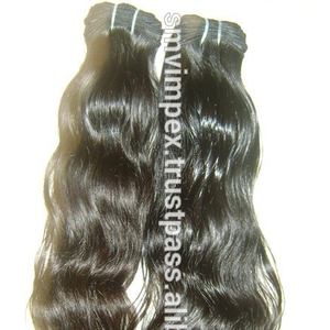 Extensions de Cheveux Humains Bouclés Ondulés Non Transformés, Couleur Naturelle, Prix Bon Marché, Extensions de Cheveux Humains Vierges Bruts et Réels Non Transformés, 100% - Product Image 1