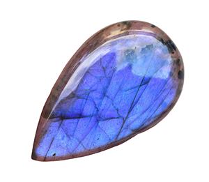 Top Qualité Naturel En Gros Lâche Pierres Précieuses Cabochon Violet Labradorite - Product Image 1