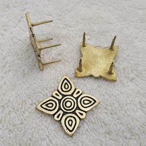 Birka Unisex Viking Tarsoly Replica Bag Genuine Leather Lining Stud <b>Pouch</b> Mount Metal Plates Cover Anti-theft <b>Pouch</b> <b>Belt</b> - Product Image 1