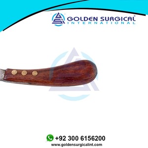 Couteau à sabot ovale équin outils de coupe de sabot de bétail lame de coupe de pied de taureau tranchant tondeuse laitière - Product Image 4