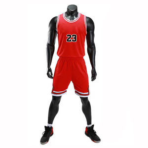 Camiseta de entrenamiento de baloncesto al por mayor, uniformes cortos con logotipo personalizado, ropa deportiva, diseño de talla grande, uniforme de baloncesto Bsci de talla grande para adultos - Product Image 3