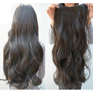 Extensions de cheveux Remy ondulés indiens vierges véritables, tissage de cheveux naturels du temple sud avec extrémités simples et doubles dessinées - Product Image 2