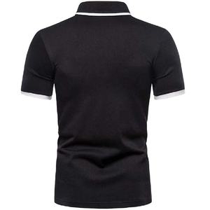 Camiseta de polo de golf para hombre con logotipo personalizado 2022 algodón, venta al por mayor, camiseta informal de manga corta de talla grande con estampado de ajuste extragrande 100% - Product Image 2