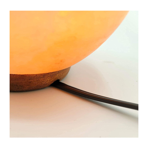 Lampes à flamme himalayennes sculptées à la main, thérapeutiques et écologiques, en matériaux organiques, avec motif d'amour sur le dessus - Product Image 6