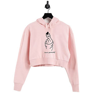 New spring autumn <b>women</b> <b>black</b> <b>crop</b> <b>top</b> <b>women</b> hoodies oversized hoodies sweatshirts hoody <b>for</b> <b>women</b> - Product Image 4