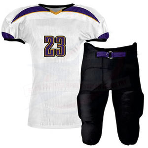 Uniforme de Fútbol Americano Personalizado, Transpirable, Antibacterial, de Secado Rápido, 100% Poliéster, Talla Grande para Hombre, Nuevo Lanzamiento - Product Image 3