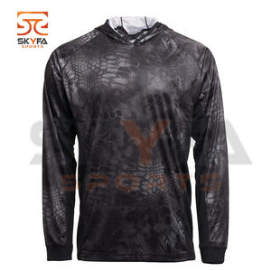 Maillot de pêche de tournoi de camouflage vierge de Protection de service OEM, maillot de pêche de haute qualité sur mesure - Product Image 1