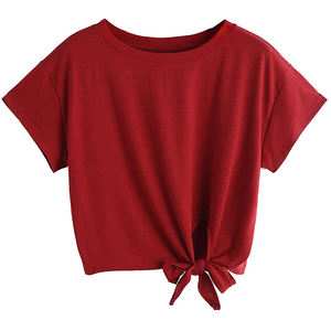 Camisetas cortas para mujer, gran oferta 2025, camisetas cortas para mujer, Camiseta corta con cuello redondo - Product Image 3