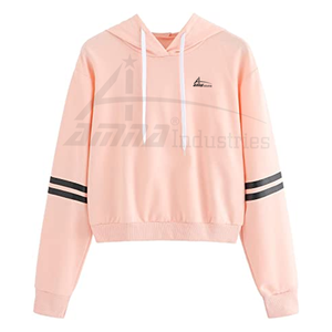 Sudadera corta con capucha para mujer, de Color brillante, personalizada - Product Image 5