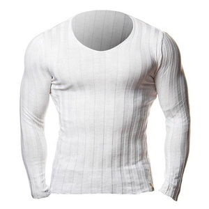 Camiseta personalizada para hombre, camisa de manga larga ajustada con cuello redondo, informal, tendencia - Product Image 6