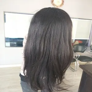 Extensão de cabelo humano 100% virgem, extensão de cabelos longos