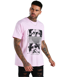 T-shirt graphique 100% coton bio, manches courtes, vêtements streetwear, anime, t-shirts homme avec votre propre design - Product Image 1