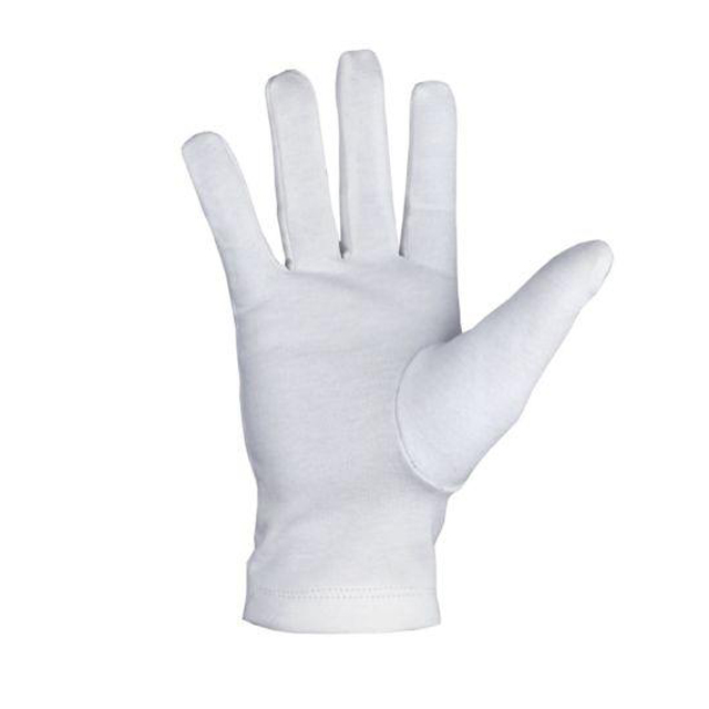 Черные хлопковые перчатки с вышивкой по индивидуальному заказу