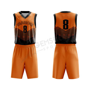 Ensemble d'uniformes de basket-ball à séchage rapide personnalisés de haute qualité pour hommes, vêtements de basket-ball confortables et respirants en gros - Product Image 3