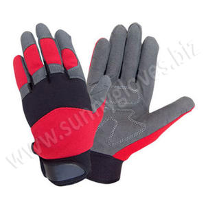 Top quality Mechanical gloves <b>TPR</b> protection anti viberation cut ressitant anti slip grip glove - Product Image 3
