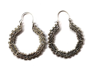 Pendientes de latón de Venta caliente, pendientes de latón de aro chapados en plata, uso diario, artículos de uso diario, el mejor diseño de moda pulido brillante - Product Image 4