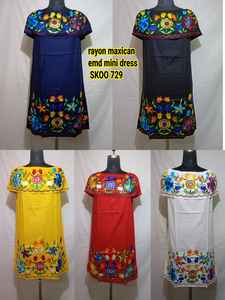 เดรสแม็กซี่สไตล์โบฮีเมียนอินเดรสผ้าเรยอนพิมพ์ลายดอกไม้ฤดูร้อนสไตล์วินเทจ - Product Image 3