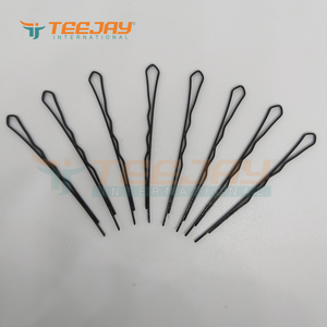 Tyry — pinces en métal pour femmes, Extension de cheveux de mariée, outils d'extension de cheveux, de couleur noire - Product Image 3