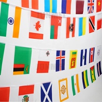 Stock 24h 32 drapeau à cordes bannière personnalisée fanion fête événements Bars décorations drapeaux à cordes