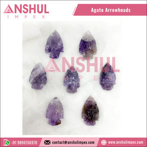 Puntas de flecha de GEMA de amatista, Color púrpura Natural, venta al por mayor, 2022 - Product Image 4