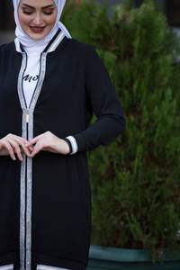 Nouvelle saison, ensemble de vêtements de sport pour femmes en 3 pièces, vêtements islamiques, abaya, kaftan, mode islamique, qualité turque - Product Image 3