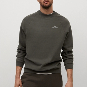 เสื้อกันหนาวธรรมดา2021,เสื้อสเวตเตอร์ลำลองผู้ชายสีพื้น - Product Image 3