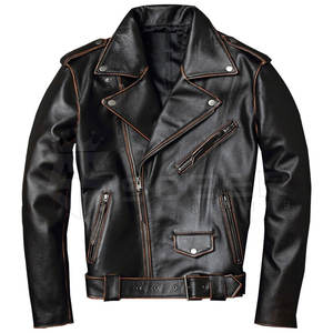 เสื้อแจ็คเก็ตแขนยาวลำลองสำหรับผู้ชายปี 2021 ทำจากหนัง PU และผ้าแคนวาส ให้ความอบอุ่นสำหรับฤดูหนาว - Product Image 1