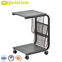 Table Basse Mobile de Qualité OEM avec Roues, Organisateur de Rangement DIY Moderne pour la Maison, Meubles de Salon en Bois, Paniers – Vente Directe Usine
