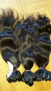 Bundles de tissage de cheveux brésiliens Remy Cuticule de cheveux brésiliens vierges bruts alignés Extensions de cheveux humains de style vague naturelle non traitée - Product Image 6