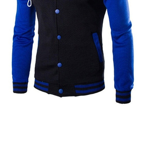 Sudadera con capucha Slimfit de doble tono azul real, diseño personalizado, nuevo estilo 2022 para hombre - Product Image 6