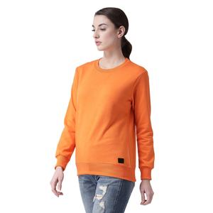 Sudadera Premium para Mujer, Cuello Redondo, Cálida, Mezcla de Algodón y Felpa, Informal, de Invierno, Estilo Urbano, Talla Grande - Product Image 6