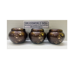 Urna Funeraria/de Cremación Estilo Americano Brassworld India Brass Brown Pet Paw Odyssey, Suministros Premium, Modelo BWI-786-308 - Product Image 1