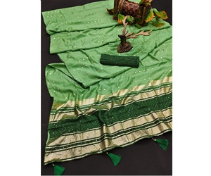 Vêtements de mariage traditionnels indiens, vente en gros, en coton doux, nouvelle tendance, riche palette de prix, pour femmes, 2020 - Product Image 1