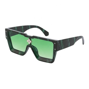 Lunettes de soleil en plastique, vintage, rétro, pour hommes et femmes, modèle <span class=keywords><strong>2022</strong></span>, vente en gros - Product Image 2