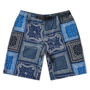 Pantalones cortos Bandana holgados con cordón estampado para hombre, Bandana personalizada - Product Image 1