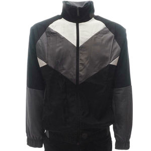 Traje de chándal 100% poliéster para adultos, ropa informal de Color gris y negro - Product Image 2