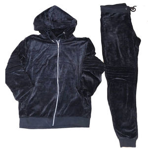 Survêtement d'hiver en velours polaire de coton pour hommes, coupe ajustée, polyester personnalisé avec motif solide, été, football, nylon, Gsm 260-340 - Product Image 6