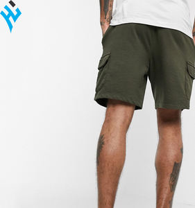 100% produit de haute qualité personnalisé marque privée décontracté séchage rapide tricot Shorts grande taille hommes Gym Fitness porter des pantalons courts - Product Image 4