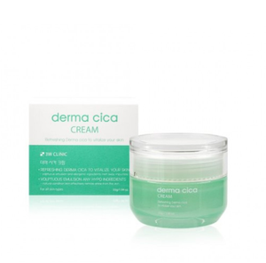 Cosmétique coréenne 3W CLINIC DERMA CICA CREAM 55ml Crème hydratante pour tous types de peaux Apaisante Calmante K-beauty - Product Image 1