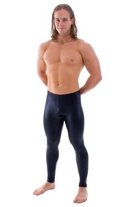 Leggings de sport OEM taille haute respirants et anti-transpiration pour hommes – Leggings de compression haute élasticité pour la gym - Product Image 6