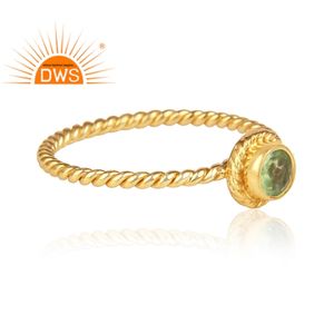 925แหวนซ้อนพลอยเพอริดอทธรรมชาติสำหรับผู้หญิงเครื่องประดับสำหรับผู้หญิงของขวัญสำหรับผู้หญิง - Product Image 2