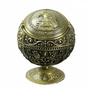 Cendrier élégant pour la maison, le Restaurant, le bureau, le Bar, l'hôtel, le décor, couleur argent, accessoires, design moderne, bols de voiture en métal - Product Image 5