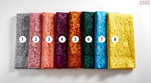 Vải Ren Màu Xám Châu Phi Vải Ren Cô Dâu Pháp Với Đá Thêu Vải Ren Tuyn Lưới Cho Trang Phục 2355 - Product Image 6